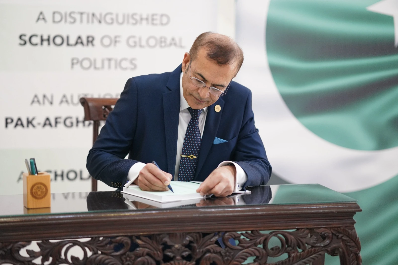 Dr. Zahid Latif, author of Pakistan's Search for Peace with Afghanistan, ISBN 9789698535742