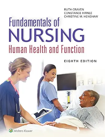 Fundamentals of nursing 8th e	Craven,Ruth f