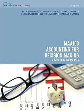 CP0882 MAA103 - Accounting for Decision Making 1st Edition