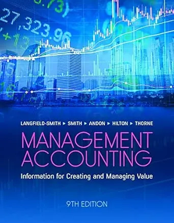 Management Accounting Information for creating and managing value